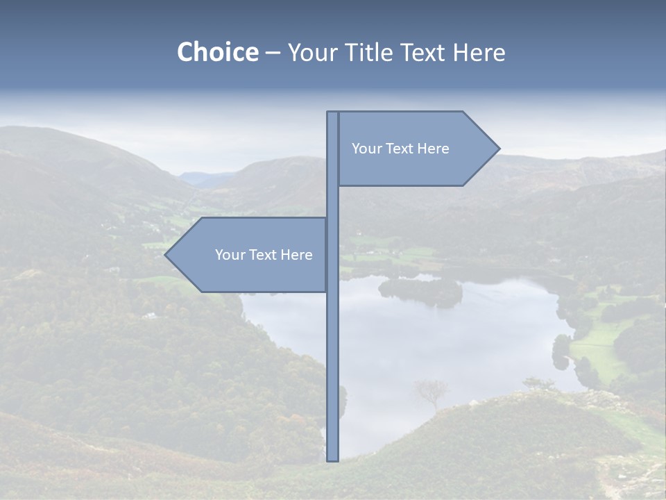 Coast Standing Water PowerPoint Template