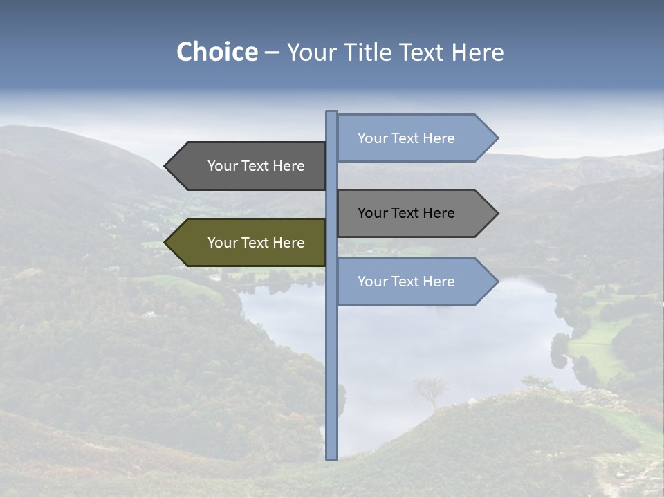 Coast Standing Water PowerPoint Template