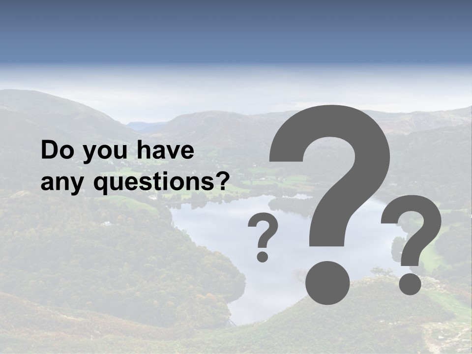 Coast Standing Water PowerPoint Template