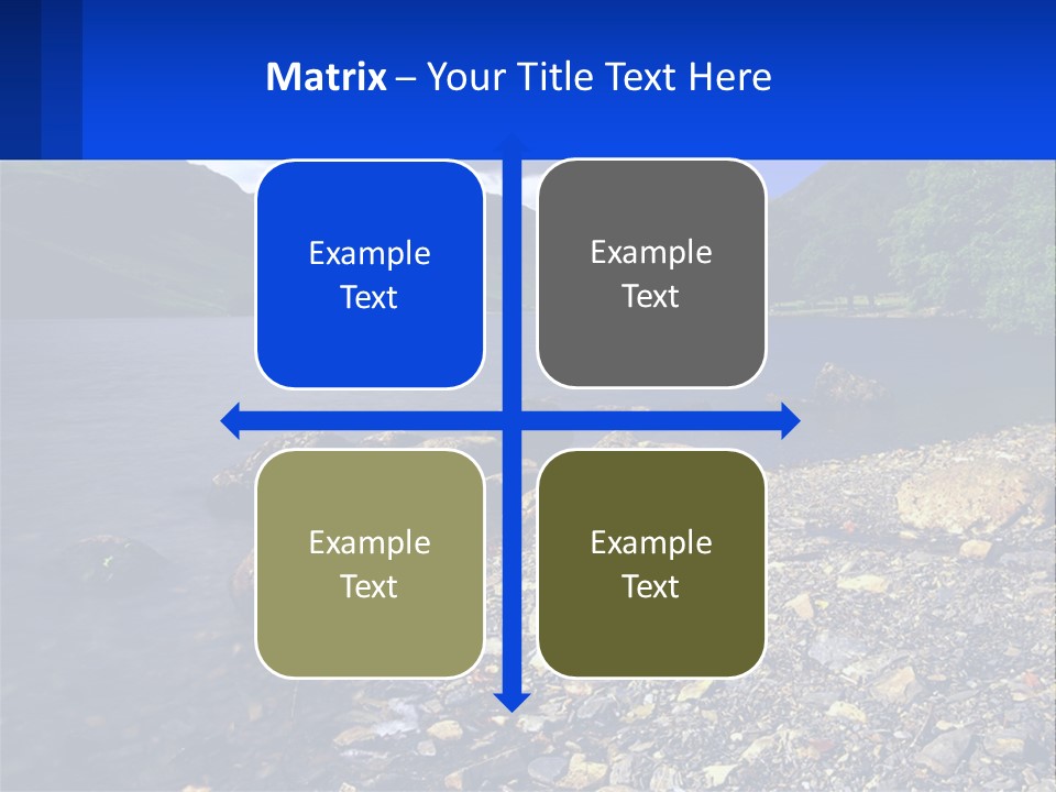Standing Sand Portrait PowerPoint Template