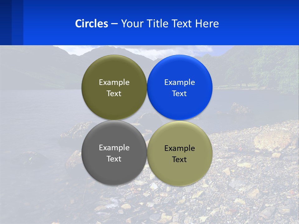 Standing Sand Portrait PowerPoint Template