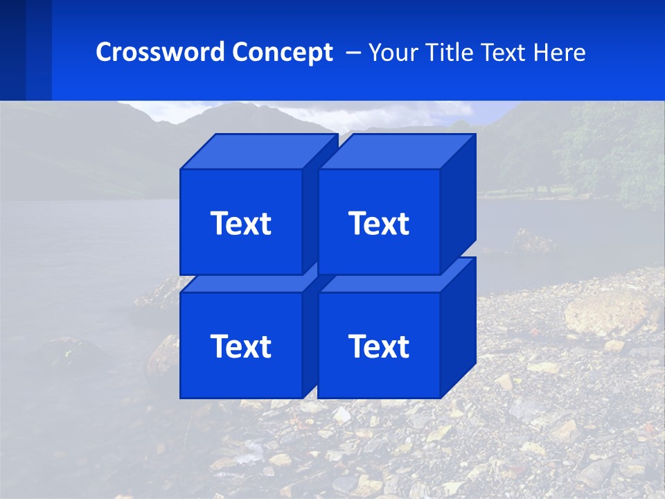 Standing Sand Portrait PowerPoint Template