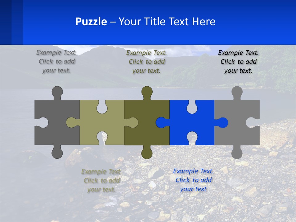 Standing Sand Portrait PowerPoint Template