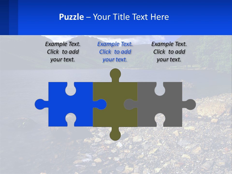 Standing Sand Portrait PowerPoint Template