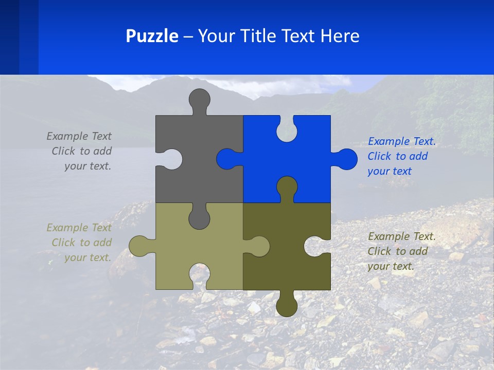 Standing Sand Portrait PowerPoint Template