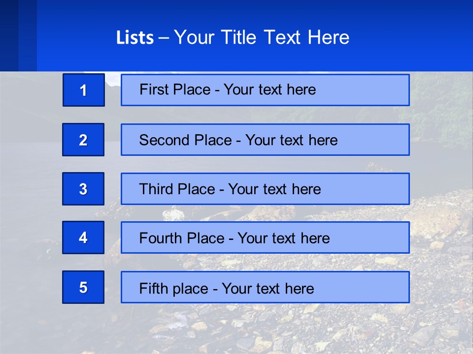 Standing Sand Portrait PowerPoint Template