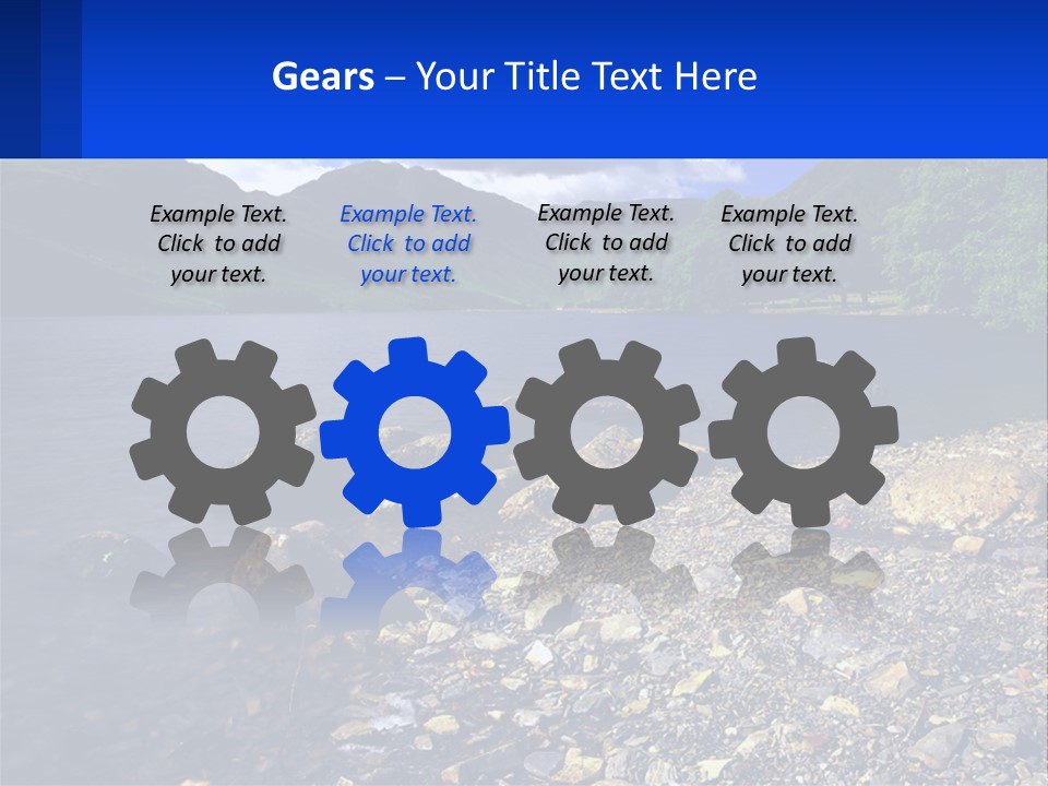 Standing Sand Portrait PowerPoint Template