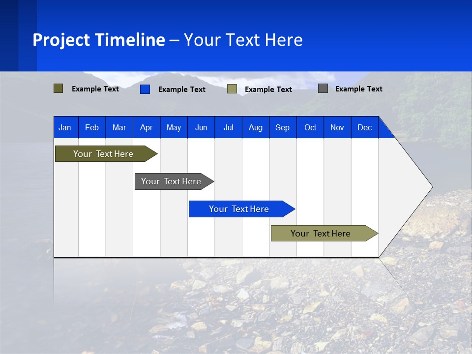 Standing Sand Portrait PowerPoint Template