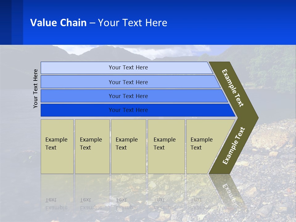 Standing Sand Portrait PowerPoint Template