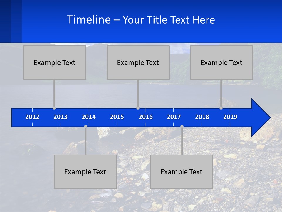 Standing Sand Portrait PowerPoint Template