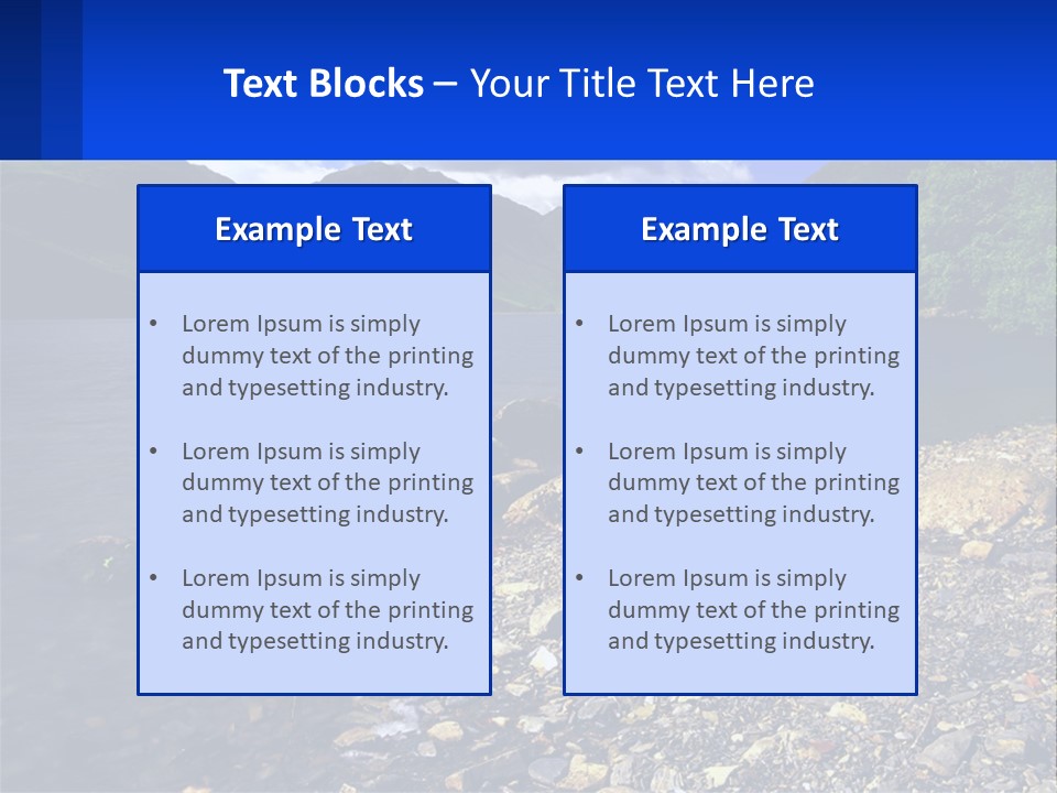 Standing Sand Portrait PowerPoint Template