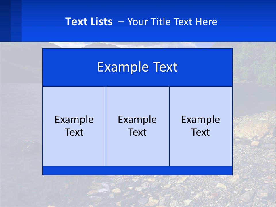 Standing Sand Portrait PowerPoint Template