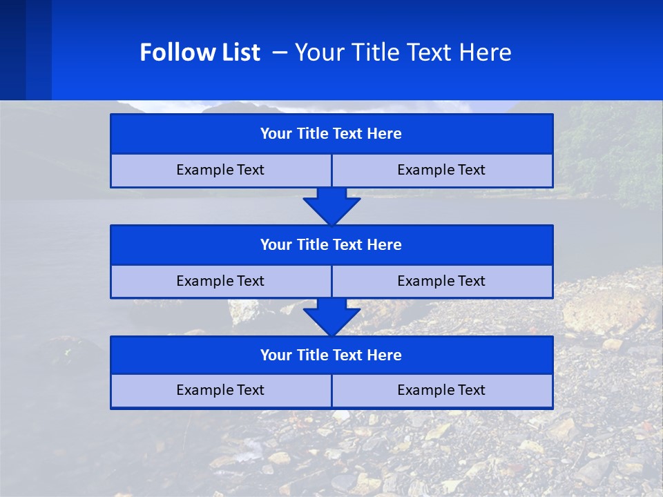 Standing Sand Portrait PowerPoint Template