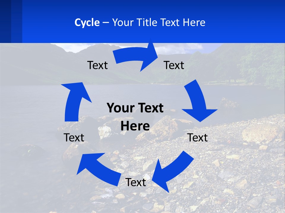 Standing Sand Portrait PowerPoint Template