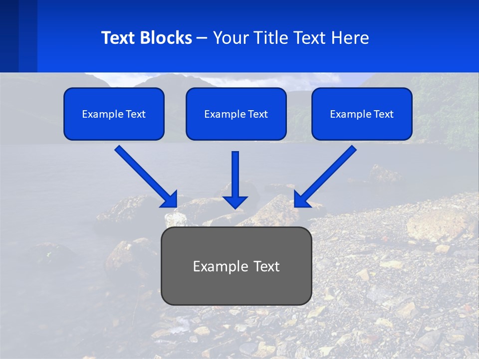 Standing Sand Portrait PowerPoint Template