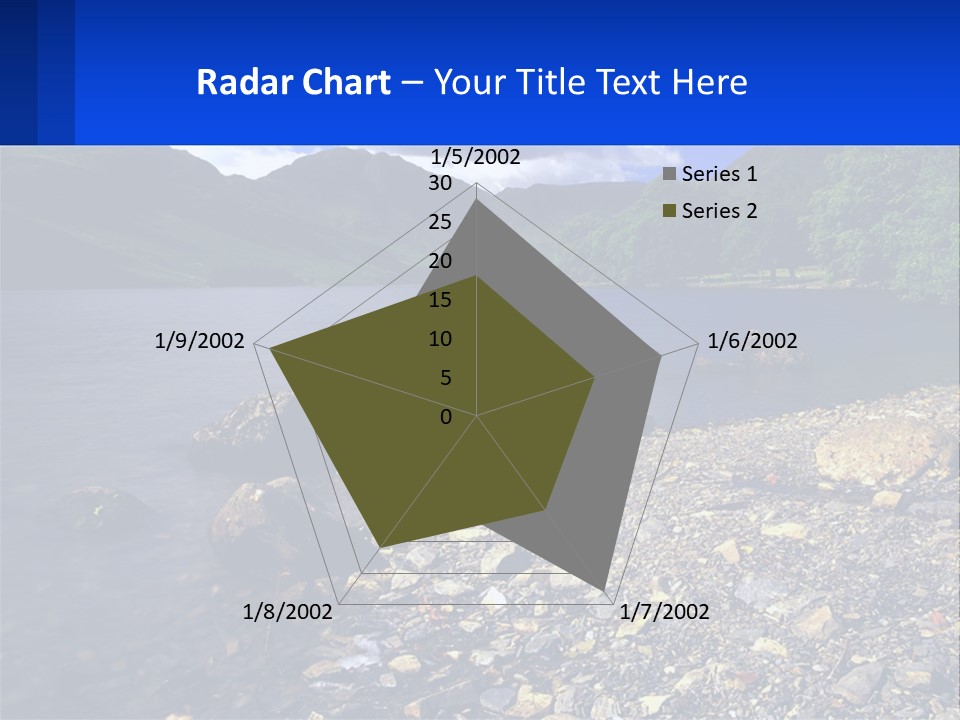 Standing Sand Portrait PowerPoint Template