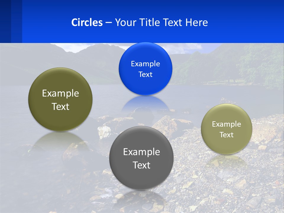 Standing Sand Portrait PowerPoint Template