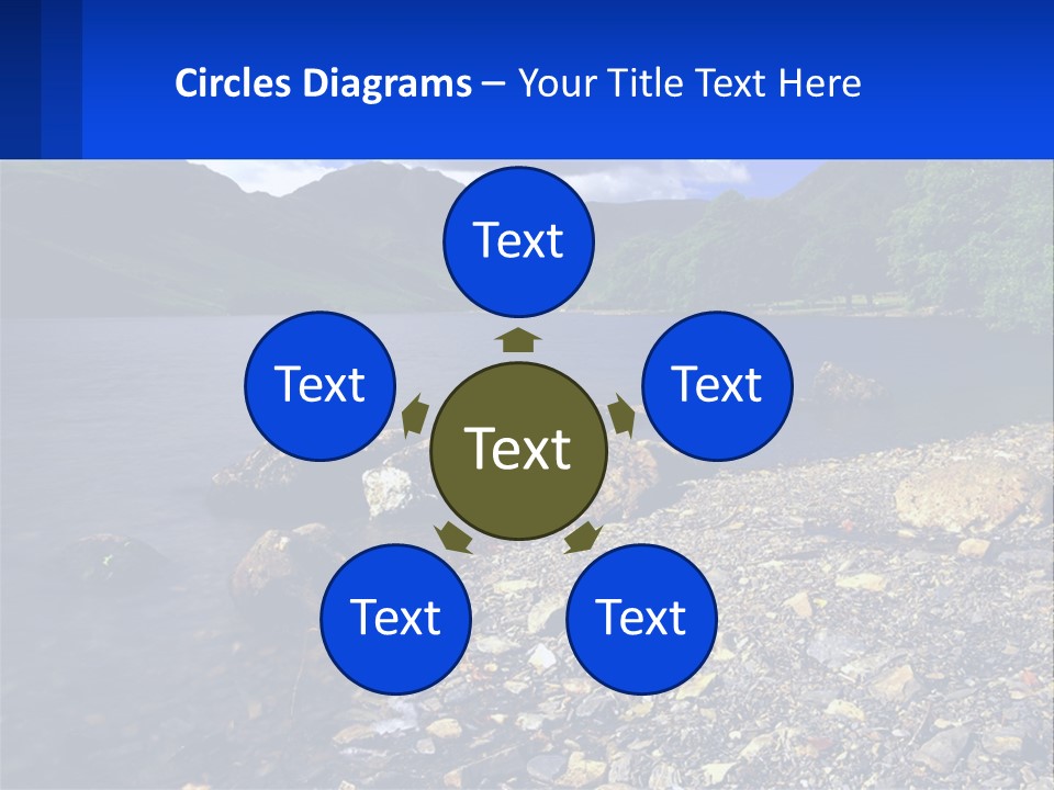 Standing Sand Portrait PowerPoint Template