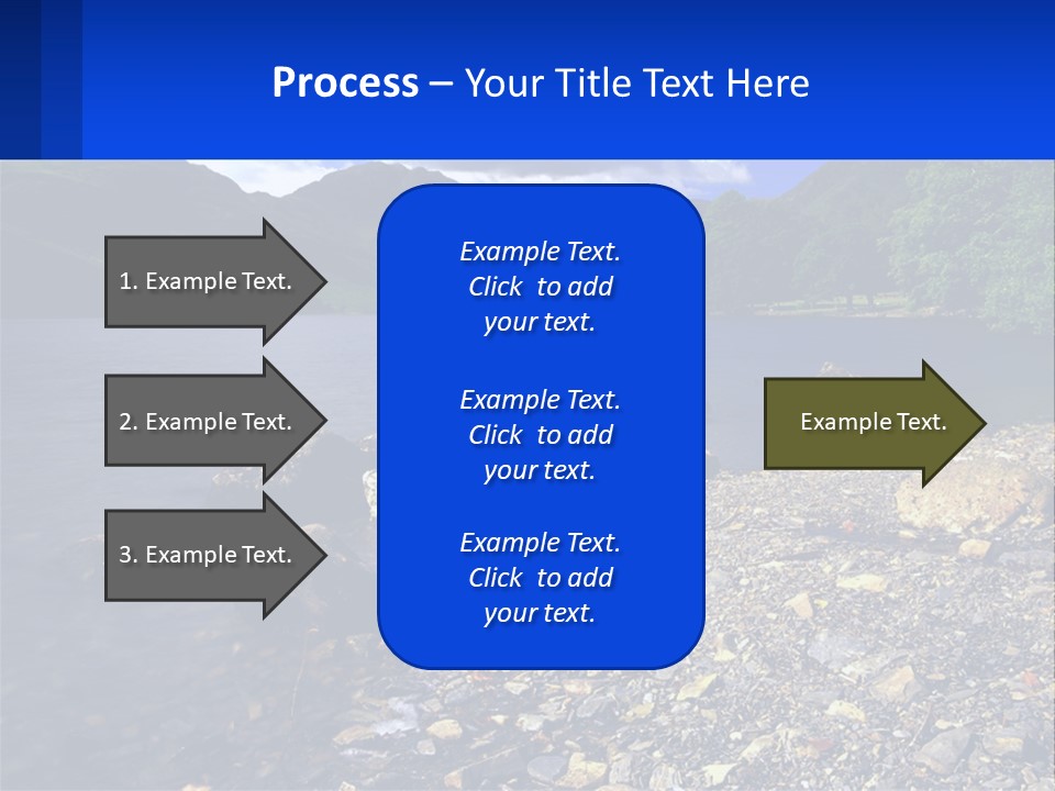 Standing Sand Portrait PowerPoint Template