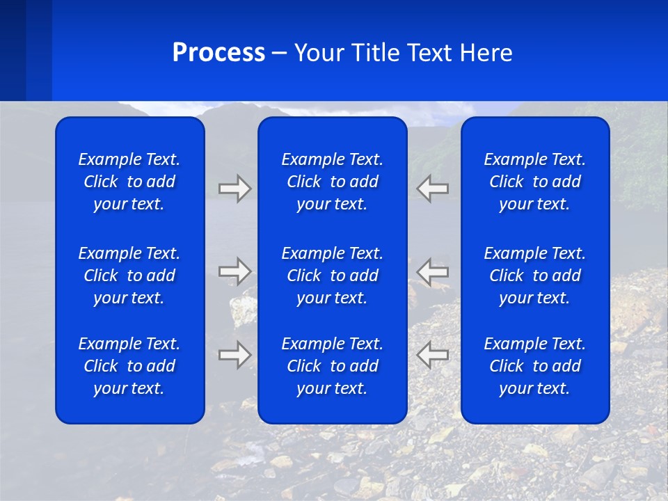 Standing Sand Portrait PowerPoint Template