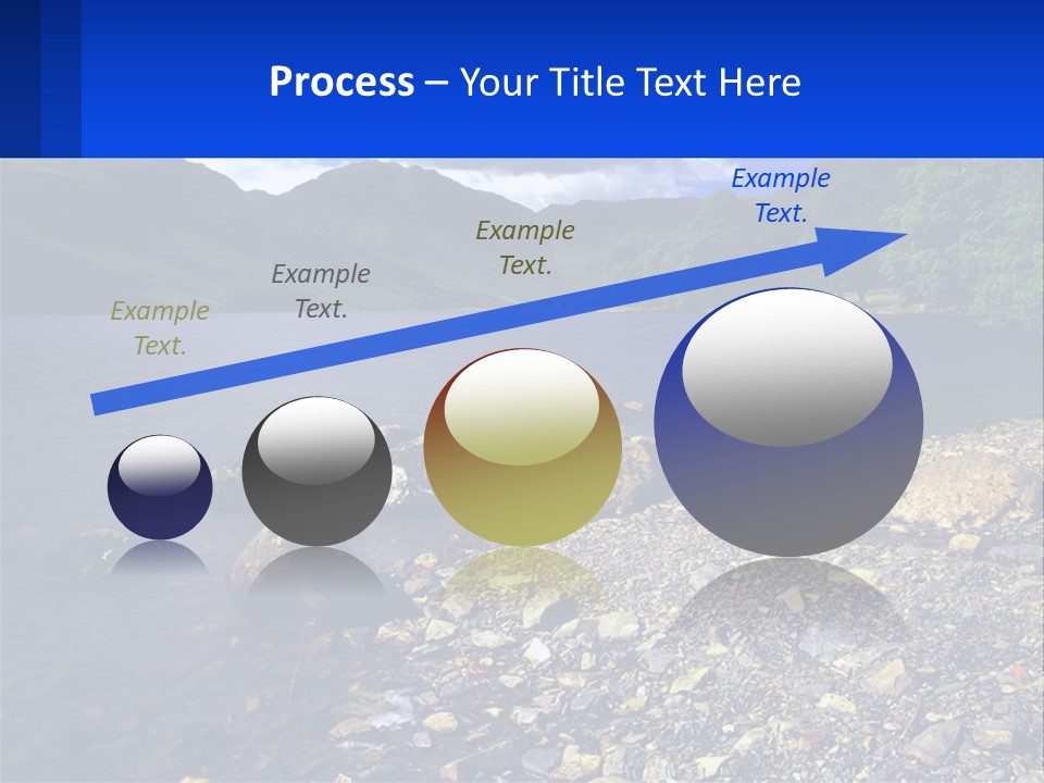 Standing Sand Portrait PowerPoint Template