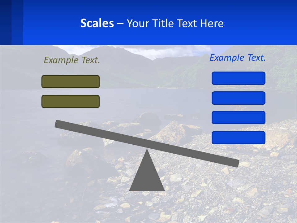 Standing Sand Portrait PowerPoint Template