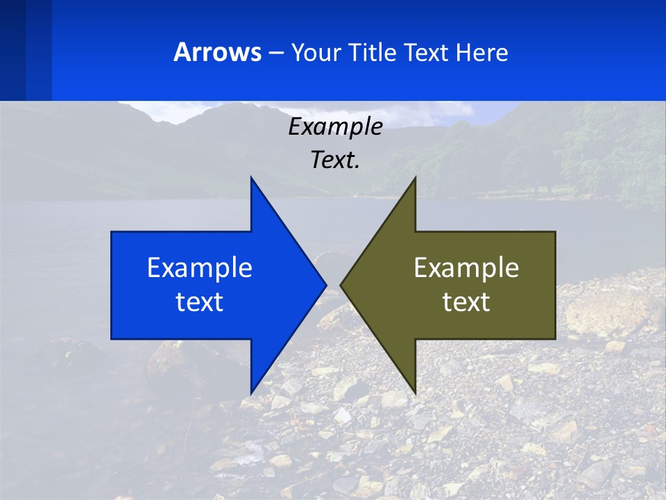 Standing Sand Portrait PowerPoint Template