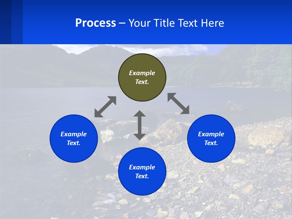 Standing Sand Portrait PowerPoint Template