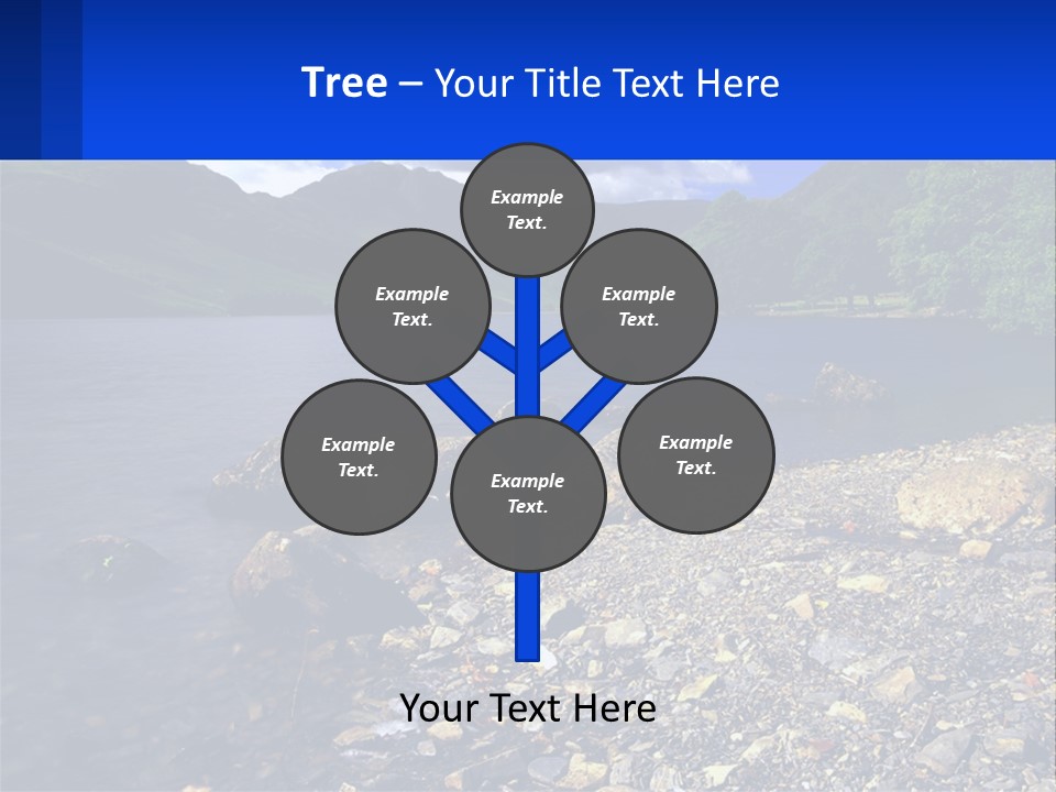 Standing Sand Portrait PowerPoint Template