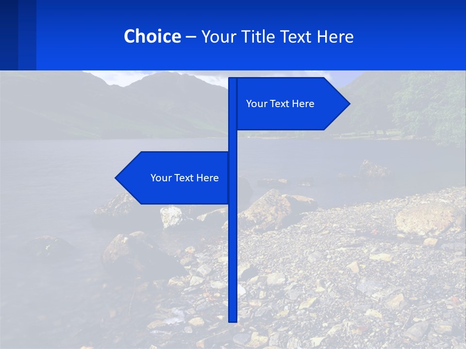 Standing Sand Portrait PowerPoint Template