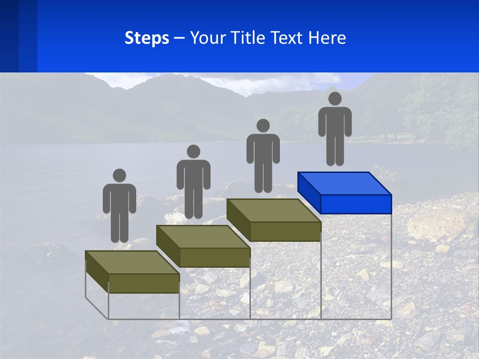 Standing Sand Portrait PowerPoint Template