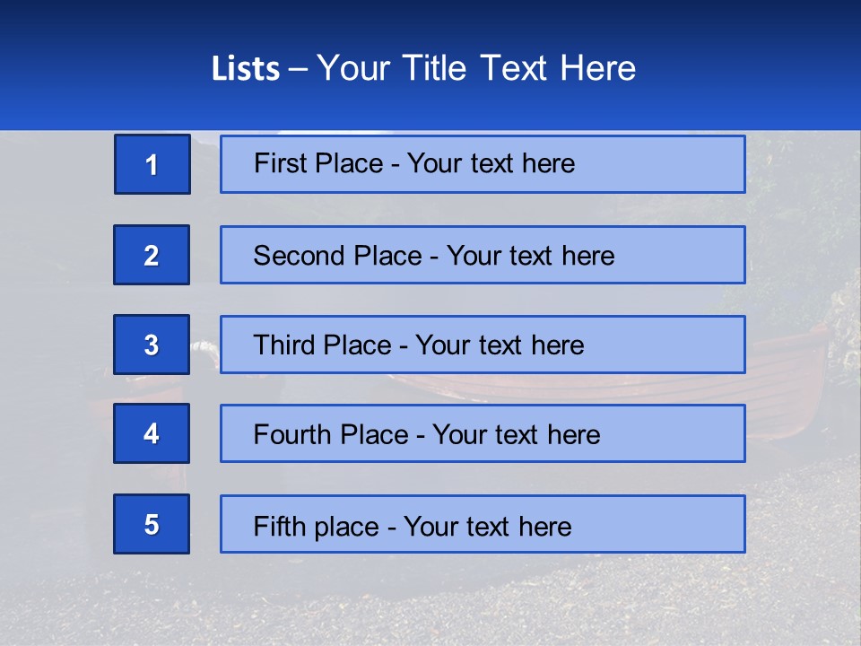 Retired Water Wave PowerPoint Template