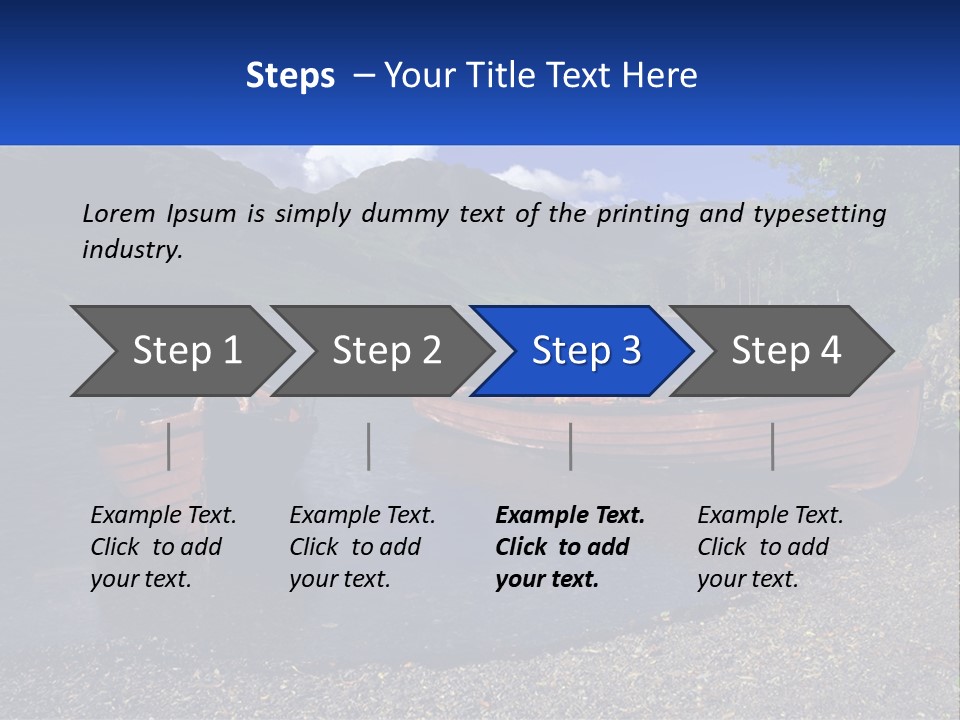 Retired Water Wave PowerPoint Template