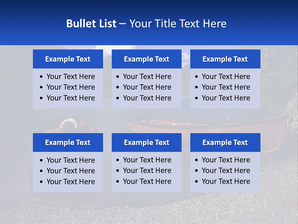 Retired Water Wave PowerPoint Template