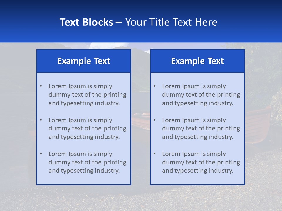 Retired Water Wave PowerPoint Template