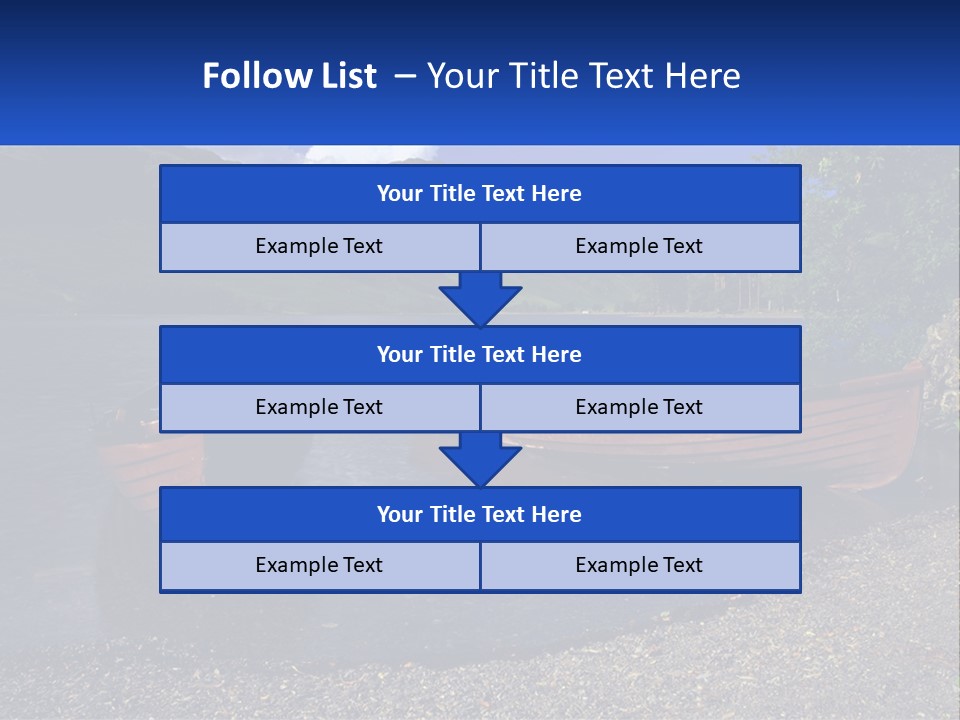Retired Water Wave PowerPoint Template