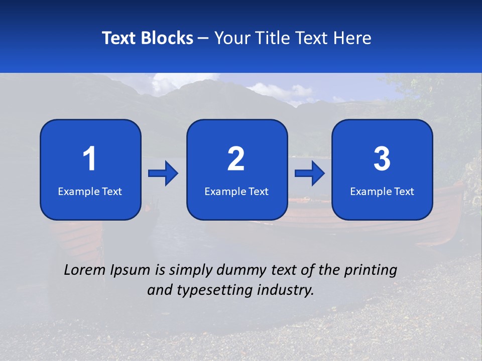 Retired Water Wave PowerPoint Template
