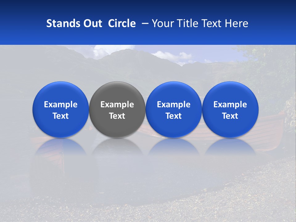 Retired Water Wave PowerPoint Template