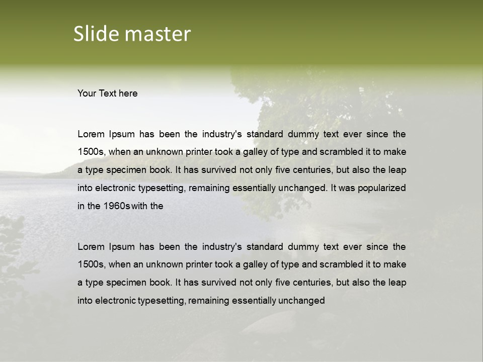 Daughter Sunrise Woman PowerPoint Template