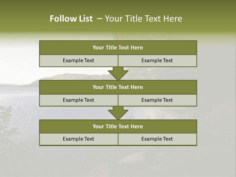 Daughter Sunrise Woman PowerPoint Template