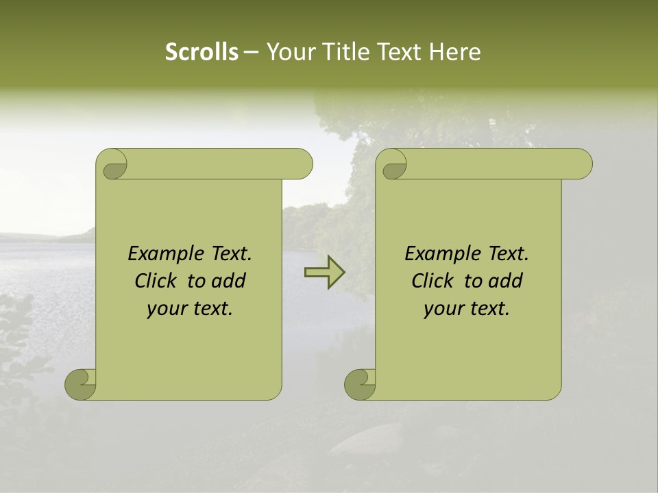 Daughter Sunrise Woman PowerPoint Template