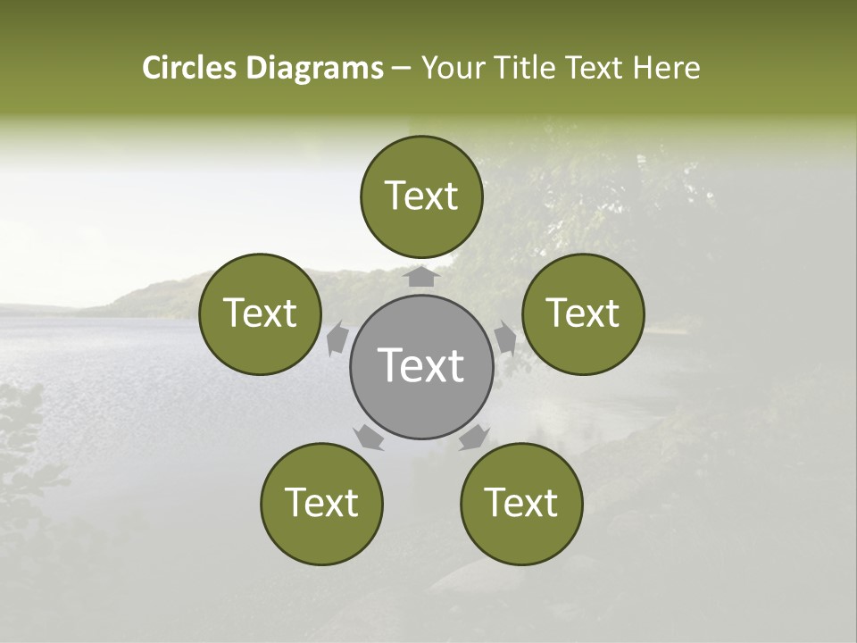 Daughter Sunrise Woman PowerPoint Template