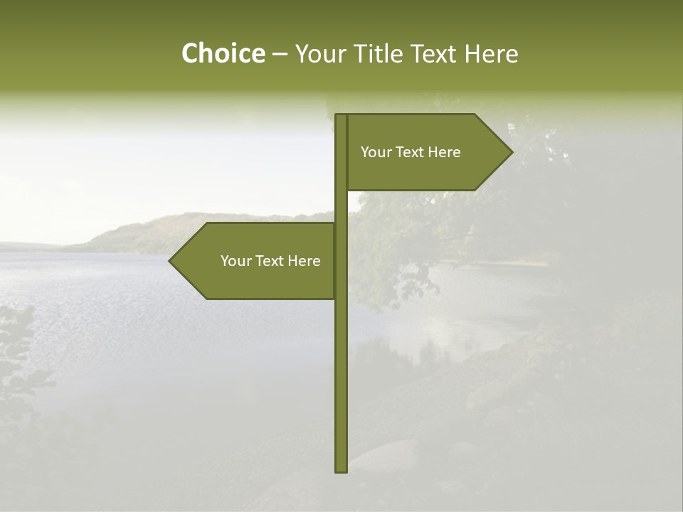 Daughter Sunrise Woman PowerPoint Template