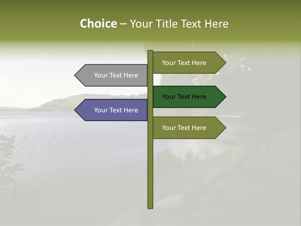 Daughter Sunrise Woman PowerPoint Template