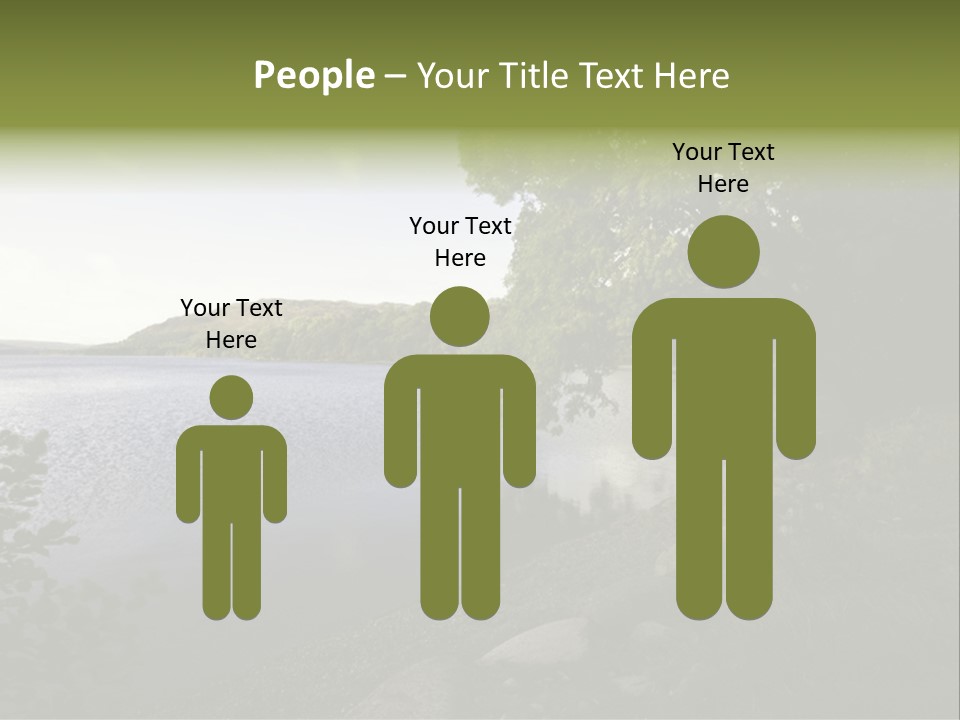 Daughter Sunrise Woman PowerPoint Template