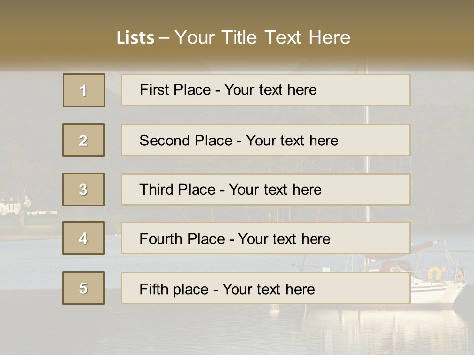 Single Calm Old PowerPoint Template