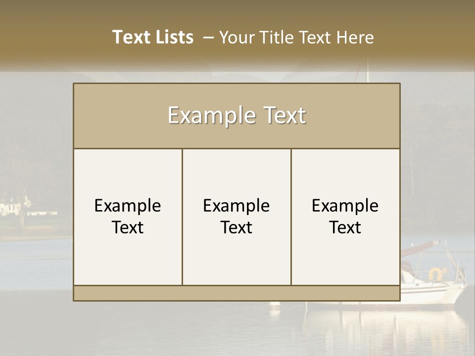 Single Calm Old PowerPoint Template