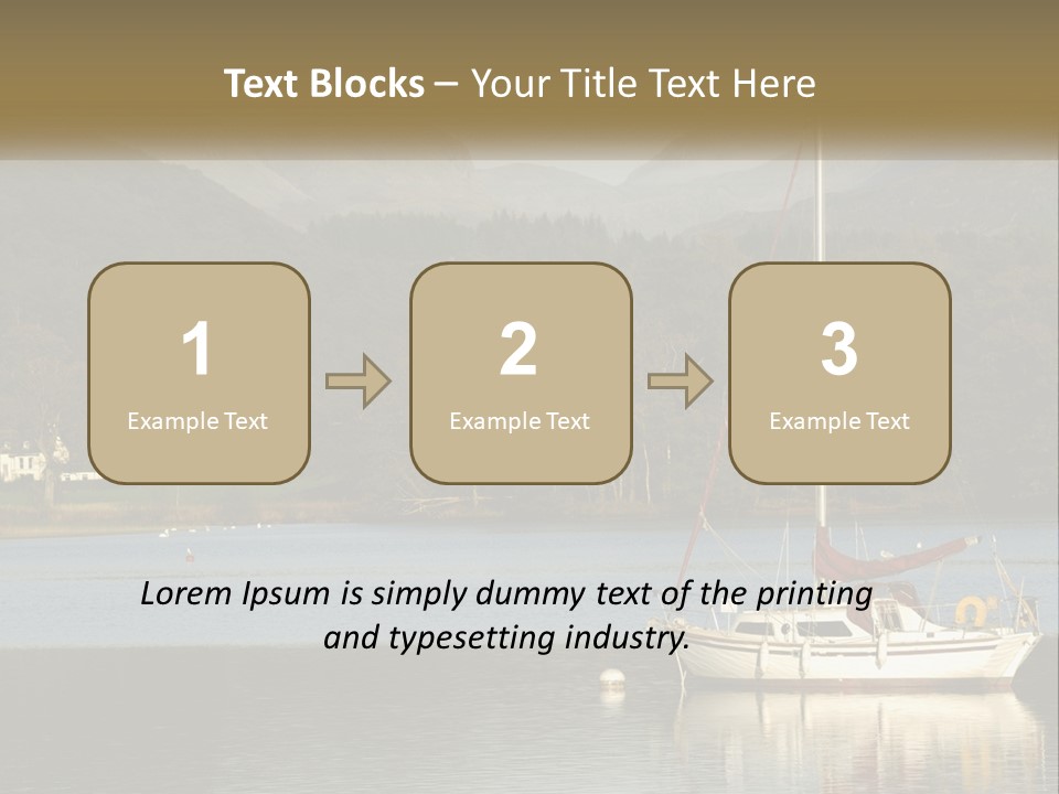Single Calm Old PowerPoint Template