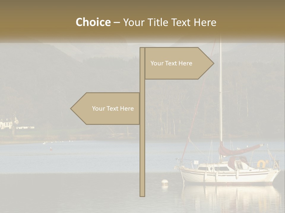 Single Calm Old PowerPoint Template