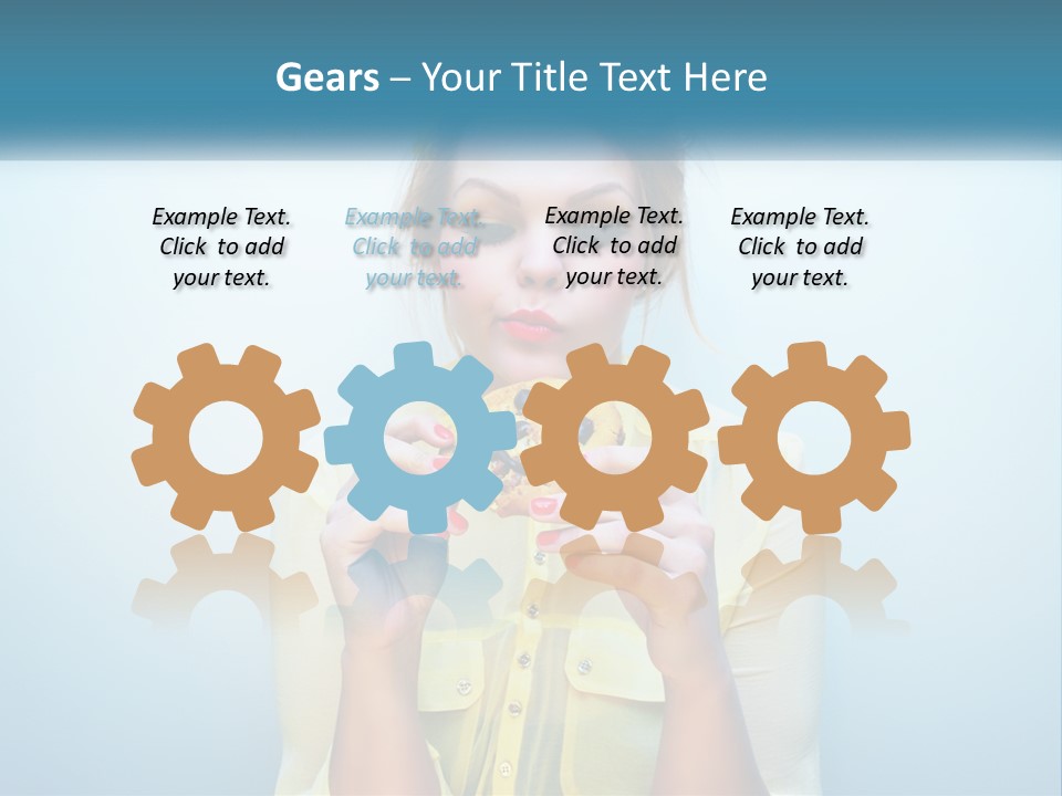 Pensioner Sand Wellness PowerPoint Template